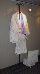 Drawing Bike Performance Suit Hand-made canvas suit for bicycle performance