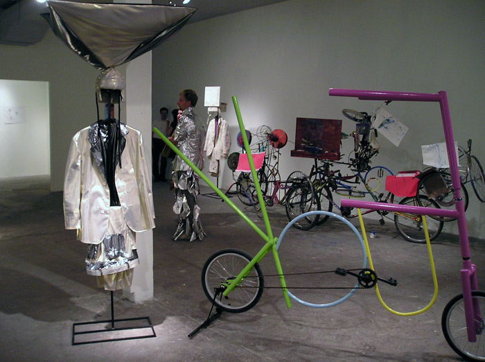 Fuck Bike | Bike That Draws Bicycle sculptures exhibited in San Antonio by James Kuehnle