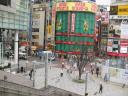 Shinjuku Shopping Center with mass pandemonium