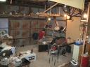 Kjell Hahn throwing a pot in his Himeji studio