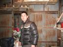 Oya-san whose family  lends Kjell his studio space