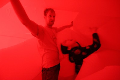 Exploring the surreal world of an interactive inflatable installation