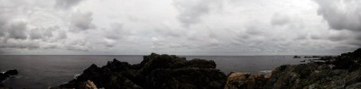 Panoramic view of the Pacific Ocean