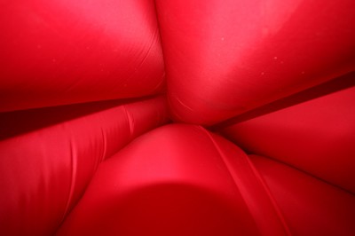 Inflated taffeta nylon tubes